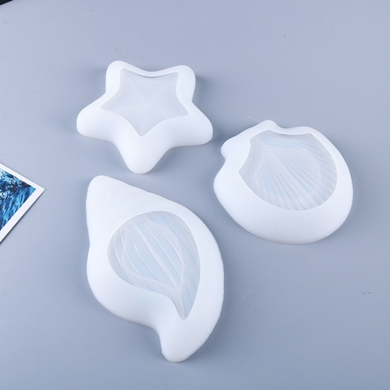 Picture of Silicone Resin Mold For Jewelry Making White 1 Piece