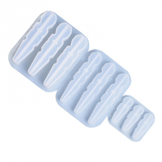 Picture of Silicone Resin Mold For Jewelry Making White 1 Piece