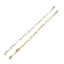 Picture of Stainless Steel Link Cable Chain Findings Bracelets Oval 1 Piece