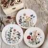 Picture of Cotton & Linen Embroidery Kit Package DIY Handmade Decoration Multicolor 1 Set