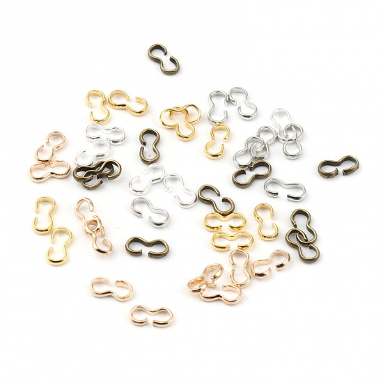 Picture of Copper Connectors 3 shape 8mm x 4mm, 1 Packet