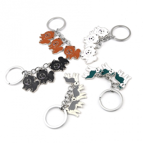 Picture of Medical Keychain & Keyring Silver Tone 1 Piece