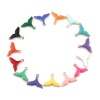 Picture of Brass Enamelled Sequins Charms Gold Plated 10 PCs