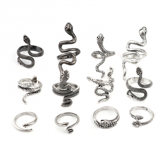 Picture of Open Adjustable Wrap Rings Snake Animal 1 Piece