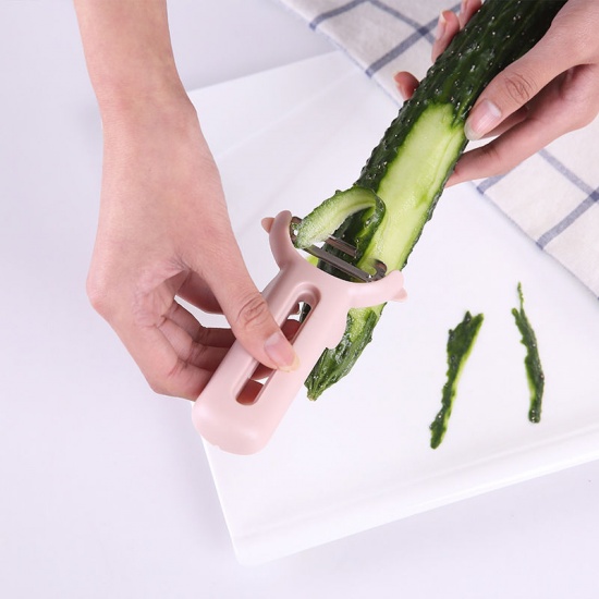 Immagine di Beige - Fruit & Vegetable Skin Peeler Kitchen Tools, 1 Piece