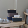 Изображение Pink - Wooden Tissue Box Holder Household Storage 21.5x12x8.5cm, 1 Piece