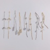 Image de Pendentifs en Laiton Franges pour Accessoire de DIY Boucles d'Oreilles à Strass Transparent 2 Pcs                                                                                                                                                             