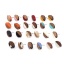 Picture of Resin & Wood Wood Effect Resin Ear Post Stud Earrings Findings Oval Natural W/ Loop 15mm x 10mm, Post/ Wire Size: (21 gauge), 6 PCs