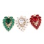 Picture of Brass & Glass Charms Leaf