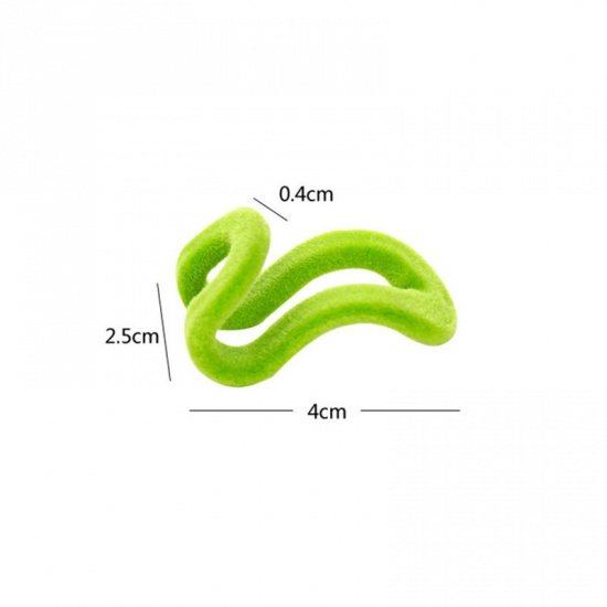 Imagen de Light Tan - Flocking Mini Cascading Hooks Connector Clothes Hanger Accessories 5x2.5x0.4cm, 1 Piece