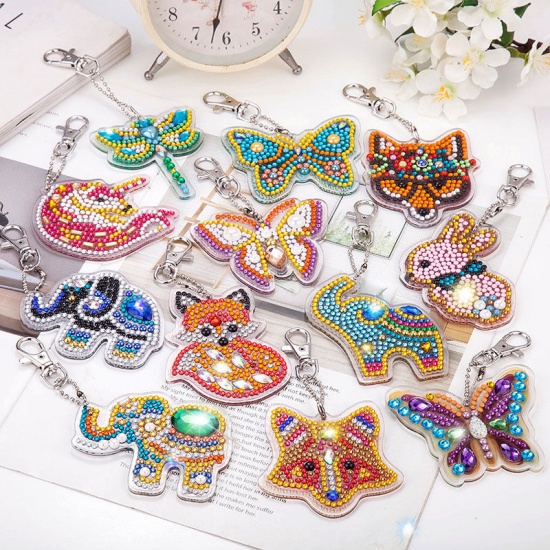 Picture of Acrylic Keychain & Keyring Multicolor 1 Set