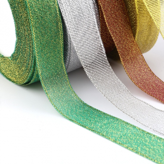 Image de Rubans en Polyester Multicolore 20mm, 1 Rouleau (Env. 22 M/Rouleau)