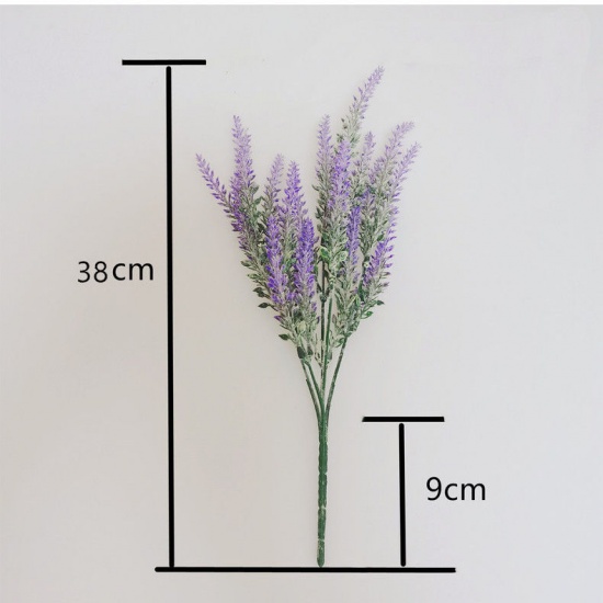 Picture of Red - Artificial Lavender Flowers Home Decoration 38cm, 1 Piece