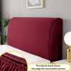 Picture of Black - Polyester Elastic All-inclusive Bed Head Back Headboard Dustproof Cover 220cm wide, 1 Piece