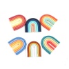 粘土 天気コレクション ペンダント アーチ型 多色 虹 5 個 の画像