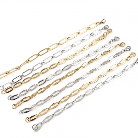 Edelstahl Armband 19.2cm lang, 1 Strang