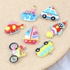 Picture of Resin Transport Pendants Silver Tone 31mm x 28mm, 5 PCs