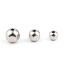 Picture of 304 Stainless Steel Beads Round Silver Tone Faceted