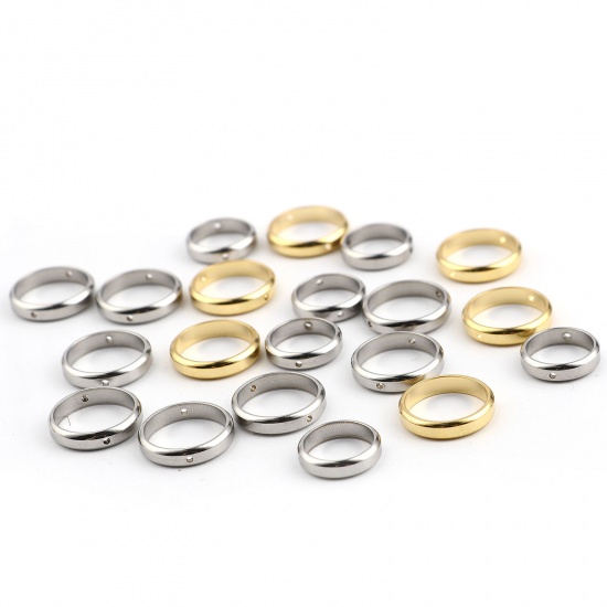 Picture of 304 Stainless Steel Beads Frames Circle Ring