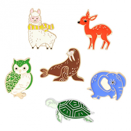 Picture of Pin Brooches Animal Enamel 1 Piece