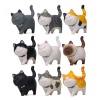 Изображение PVC Cute Cat Ornaments Home Landscape Miniature Decoration