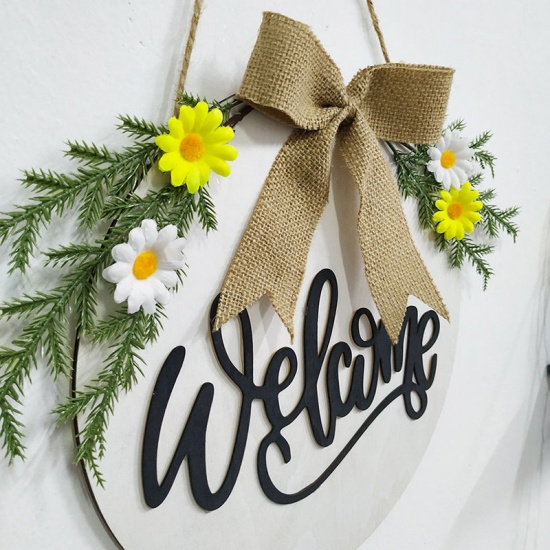 Picture of Easter Wood Hanging Door Sign Home Decoration