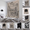 Изображение Beige - 11# Retro Tapestry Living Room Bedroom Home Hanging Decoration 150x130cm, 1 Piece