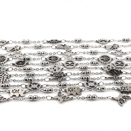 Bracelets en Acier Inoxydable 1 Pièce