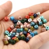Picture of Zinc Based Alloy Enamel Spacer Beads Cylinder Multicolor