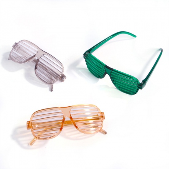 Picture of Transparent - Shutters Glasses Cat Dog Pet Accessories Creative Photo Props 8.2x3.2cm, 1 Piece