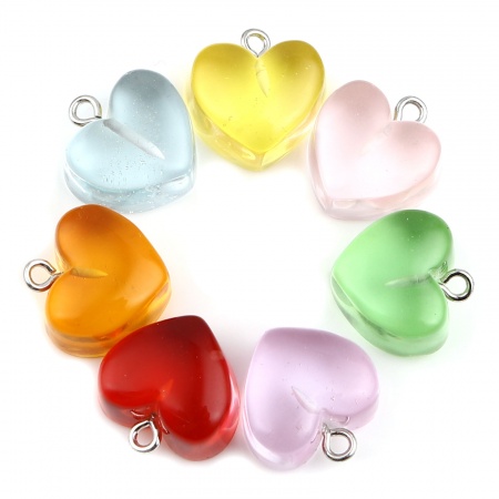 Resina Charms Cuore 1 Pacchetto