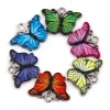 Imagen de Zamak Colgantes Charms Mariposa 1 Paquete