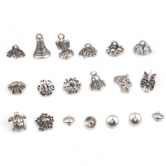 Picture of Zinc Based Alloy Beads Caps Round