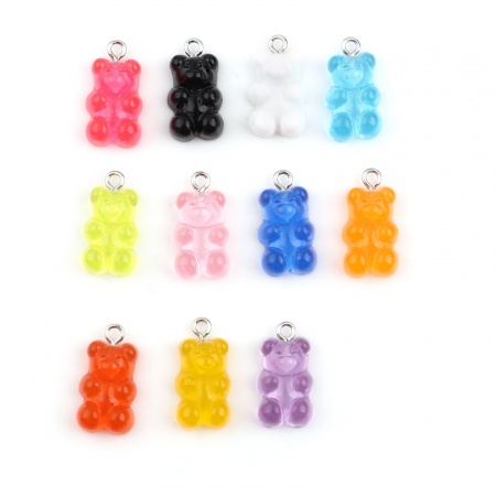 Acrilato Charms Orso 20 Pz