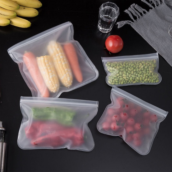 Picture of Translucent - EVA Reusable Translucent Food Storage Sealing Bag 28x26cm, 1 Piece