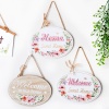 Picture of Message Wood Hanging Door Sign Home Decorations