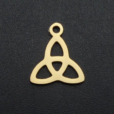 Stainless Steel Religious Charms Celtic Knot