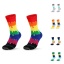 Изображение Men's Rainbow Towel Bottom Multifunctional Fashion Sports Socks