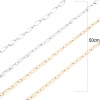 Bild von Edelstahl Halskette Oval 1 Strang