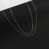 Bild von Edelstahl Halskette Oval 1 Strang