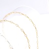 Bild von Edelstahl Halskette Oval 1 Strang