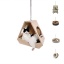 Immagine di Beige - 5# Acrylic Cat Litter Hanging Decoration 10x8cm, 1 Piece