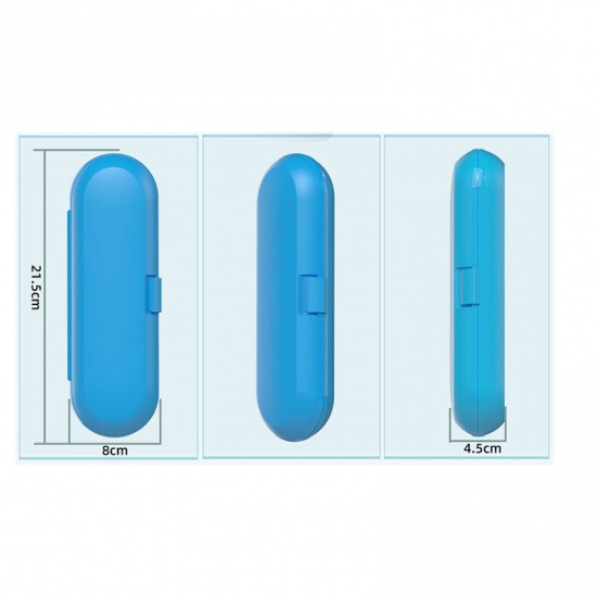Image de Rose - Boîte de rangement de voyage pour brosse à dents électrique en PP pour Xiaomi 21.5x8.0x4.5cm, 1 pièce
