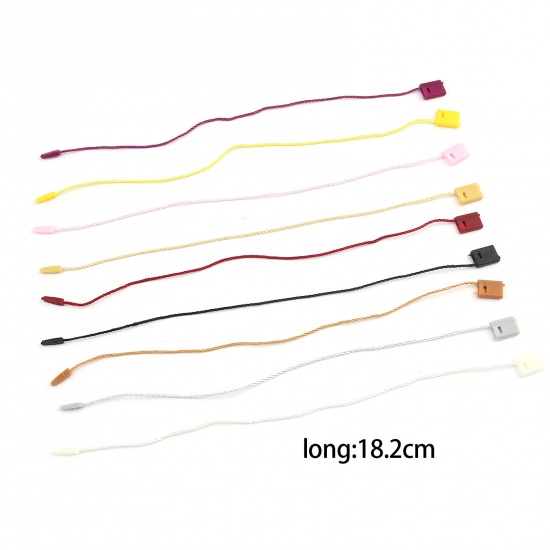 Picture of Polyester Label Cord Rope Multicolor 18.2cm , 200 PCs