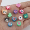 Picture of Polymer Clay Beads At Random Color 50 PCs