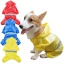 Изображение Yellow - Pet Waterproof Raincoat Reflective Breathable Jumpsuit 2XL, 1 Piece