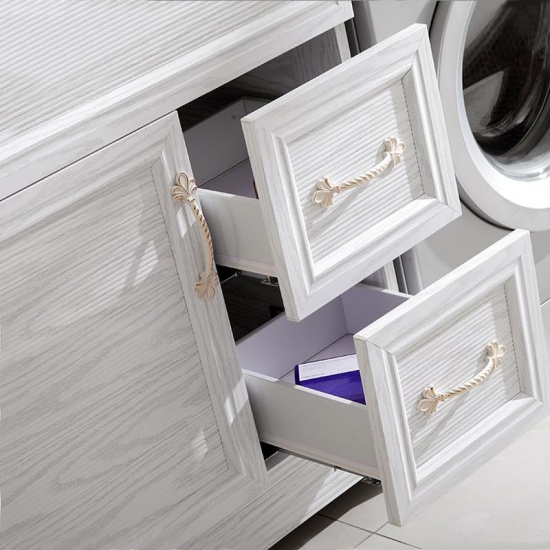 Изображение Ivory - Zinc Based Alloy Enameled Handles Pulls Knobs For Drawer Cabinet Furniture Hardware 171mm long, 1 Piece