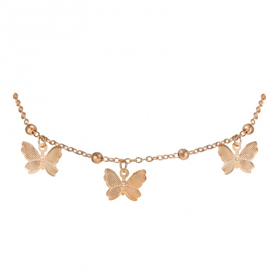 Picture of Anklet Silver Tone Butterfly Animal Hollow 1 Piece