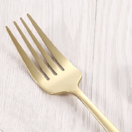 Immagine di Stainless Steel Knife Fork Spoon Flatware Cutlery Tableware 24 PCs/Set