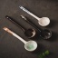 Изображение Black - Japanese Style Ceramic Spoon Tableware 16.2cm long, 1 Piece